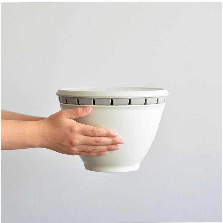 SサイズとLサイズの2点セット リス リベラリスタ ボール・コランダーセット S 直径18cm ホワイト & L 直径22cm ホワイト 代引不可 | ブランド登録なし | 05