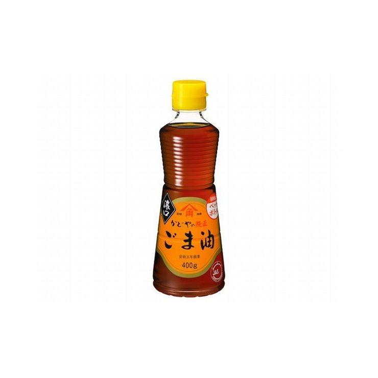 まとめ買い かどや 純正ごま油濃口 ペット 400g x12個セット 食品 セット セット販売 まとめ 代引不可