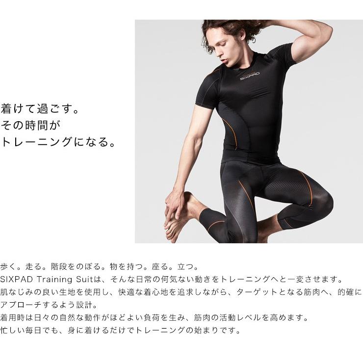 史上最も激安 Mtg Sixpad Training Suit Short Sleeve Top シックスパッド トレーニングスーツ ショート スリーブトップ レディース S M L トレーニングウェア 送料無料 送料無料 Mtg Sixpad Training Suit Short Sleeve Top シックスパッド トレーニングスーツ