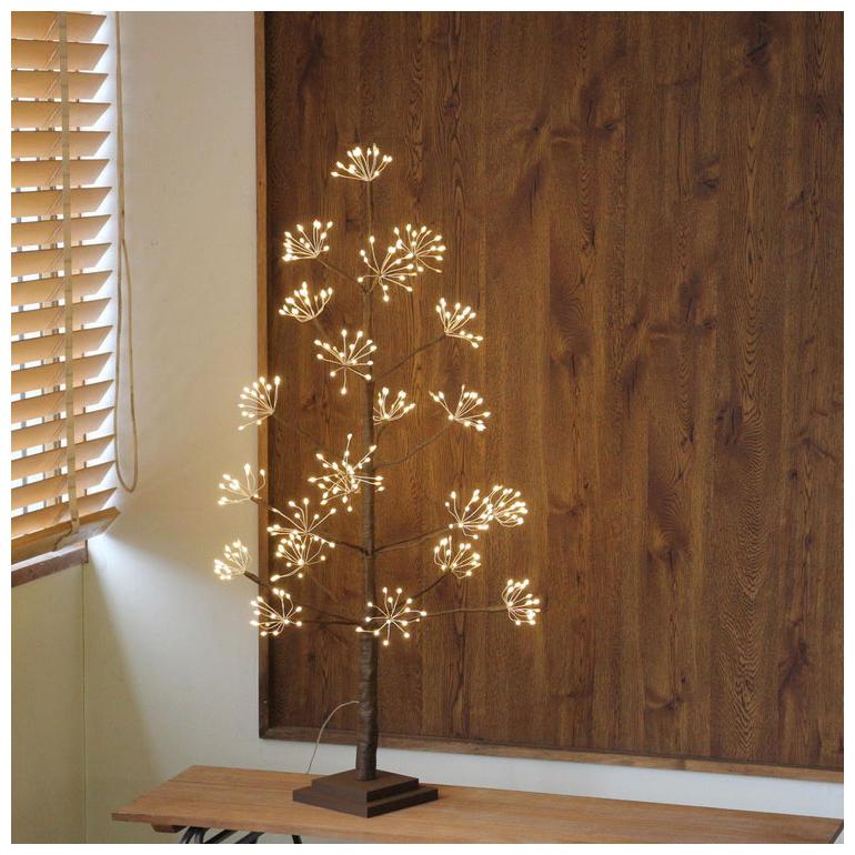 LEDブランチツリー クリスマスツリー 北欧風 おしゃれ 足元 90cm USB式 LEDツリー 枝 照明 ライト 電飾 イルミネーション ブロッサム かわいい SPICE 