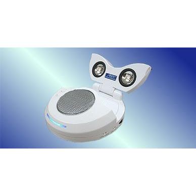 2.1chマルティメディアスピーカー ホワイト ACアダプタ電源供給 (株)アクロス AV-SPAC