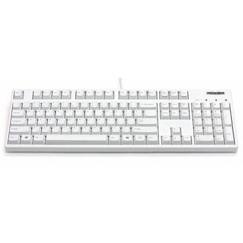 ダイヤテック Majestouch2 HAKUA 104キーUS配列 Fullsize 茶軸 USB/PS2 マットホワイト FKBN104M/EMW2 代引不可