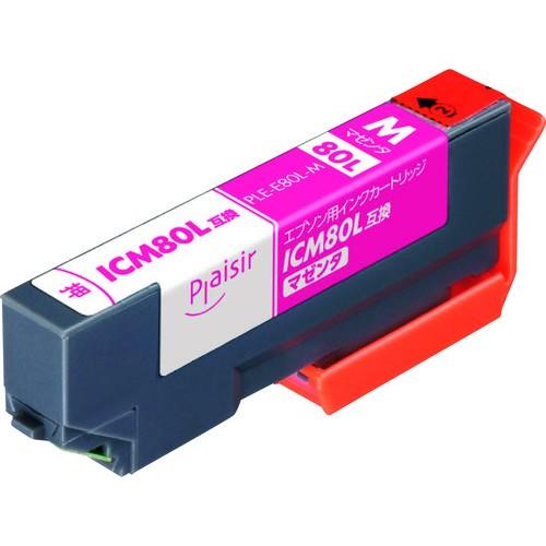 エレコム プレジール EPSON ICM80L対応 マゼンタ PLEE80LM｜rcmdhl