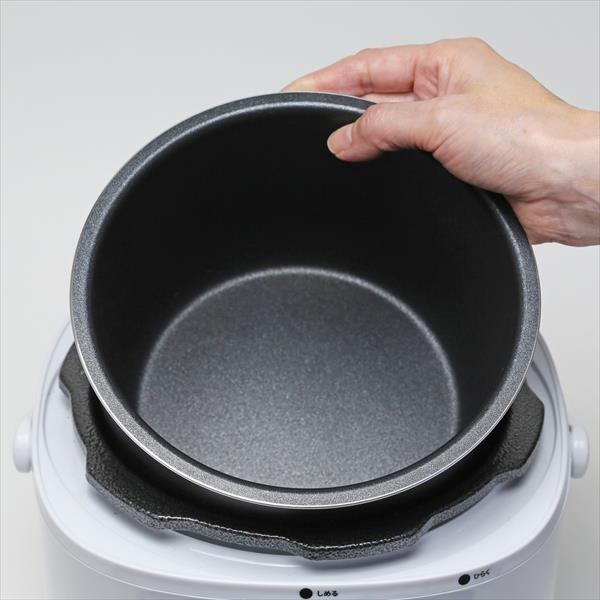 RELICIA コンパクト電気圧力鍋 RLC-PC02RF ダイヤモンドコーティング