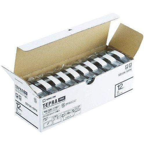 キング PROテープエコパック白ラベル SS12K-10PN