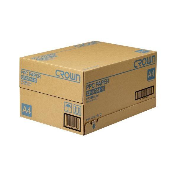 クラウン PPC用紙 CR-KPA4-10-W 500枚×10冊 代引不可
