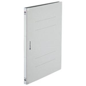 フラットファイル/紙バインダー 〔A4/2穴 120冊入り〕 背表紙強化タイプ D128J-12GY グレー(灰) 代引不可