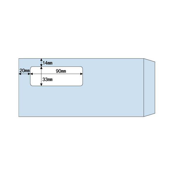 （まとめ） ヒサゴ 窓つき封筒 （給与明細書用／GB1150・BP1203専用） 215×100mm MF34T 1箱（1000枚） 〔×2セット〕 代引不可｜rcmdhl