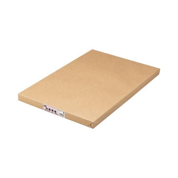 （まとめ） TANOSEE 白画用紙 四つ切 業務用パック 1パック（100枚） 〔×2セット〕 代引不可