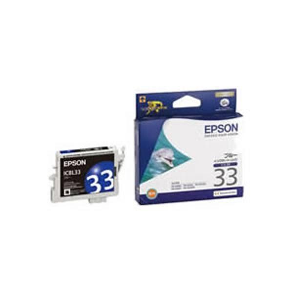 〔業務用5セット〕〔純正品〕 EPSON エプソン インクカートリッジ/トナーカートリッジ 〔ICBL33 BL ブルー〕 ×5セット 代引不可