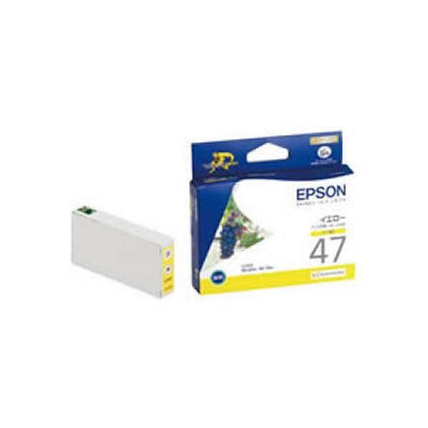 〔業務用5セット〕〔純正品〕 EPSON エプソン インクカートリッジ/トナーカートリッジ 〔ICY47 Y イエロー〕 ×5セット 代引不可