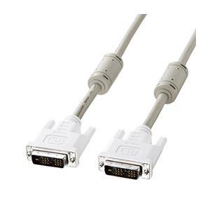 （まとめ）サンワサプライ DVIケーブル（シングルリンク、2m） KC-DVI-2K〔×2セット〕 代引不可