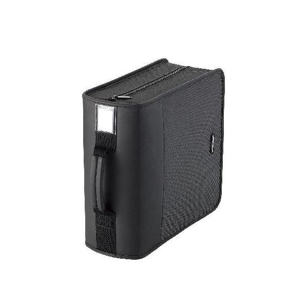 (まとめ)エレコム CD/DVDファスナーケース CCD-SS320BK〔×2セット〕 代引不可