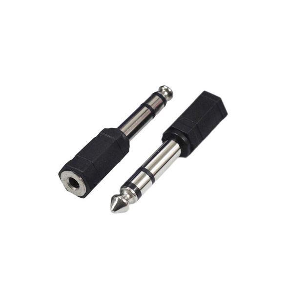 (まとめ)変換名人 AVプラグ 3.5mm(メス) to 6.5mm(オス)ステレオ AV/35J-65PS(2P)〔×20セット〕 代引不可