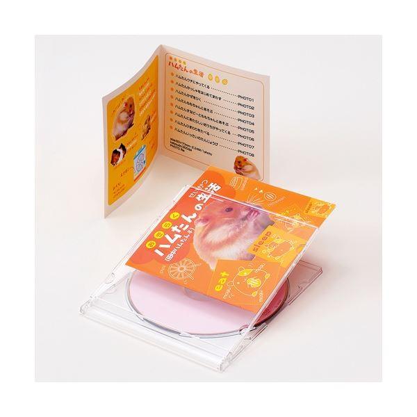 （まとめ）サンワサプライ フォト光沢CD・DVDケースカード（見開き） JP-INDGK2N〔×5セット〕 代引不可