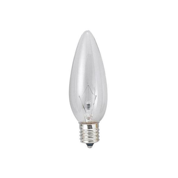 (まとめ)YAZAWA シャンデリア球 C32 E12 25W クリア C321225C〔×50セット〕 代引不可