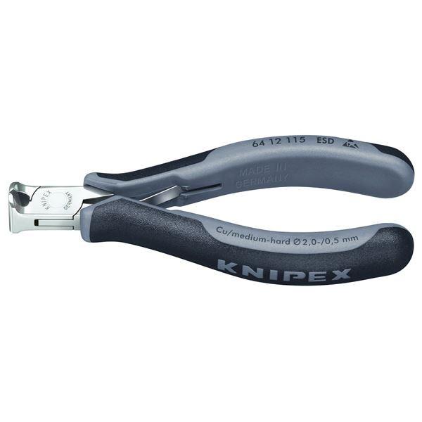 KNIPEX（クニペックス）6412-115ESD エレクトロニクスエンドカッティングニッパー 代引不可