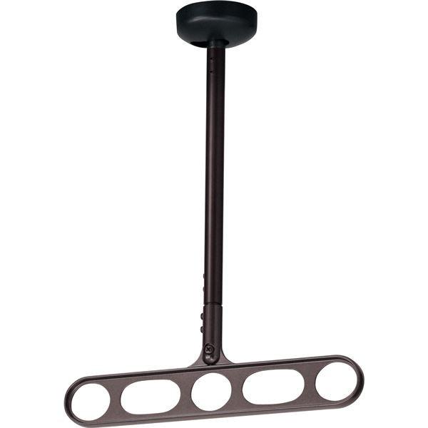 〔1組/2本入り〕 川口技研 ホスクリーン/物干し金物 〔1本シャフトタイプ 全長560〜780mm〕 ライトブロンズ Z-107-LB 代引不可