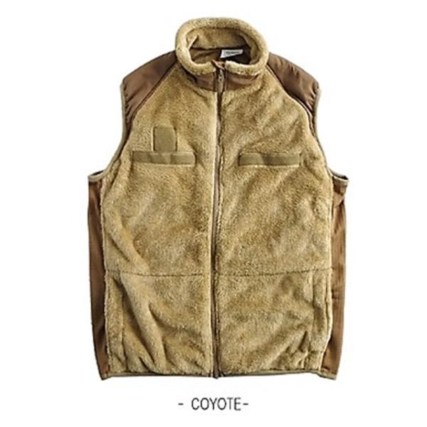 アメリカ軍ECWCS Gen3 両面フリースベスト復刻判 コヨーテ S 代引不可