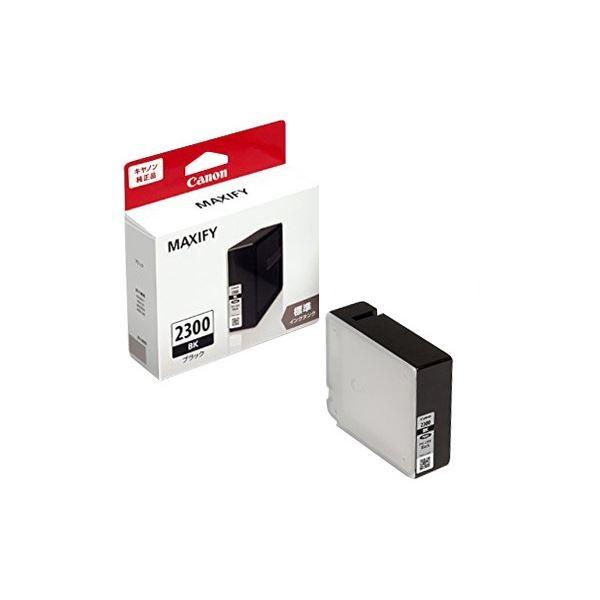 （まとめ）キヤノン インクタンクPGI-2300BK ブラック 9289B001 1個 〔×3セット〕 代引不可