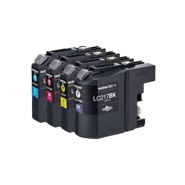 ブラザー インクカートリッジ 4色パック大容量 LC217/215-4PK 1箱(4個:各色1個) 代引不可