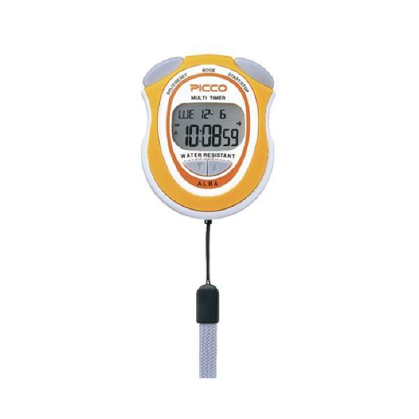 （まとめ）セイコーウオッチ ALBA ピコマルチタイマー パッションオレンジ ADME005 1個〔×2セット〕 代引不可