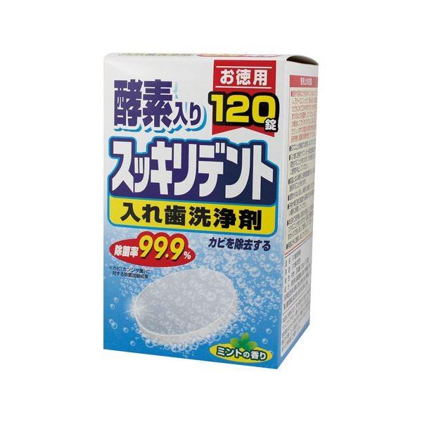 (まとめ）スッキリデント部分義歯洗いもの剤〔×10仕掛ける〕 代引不可