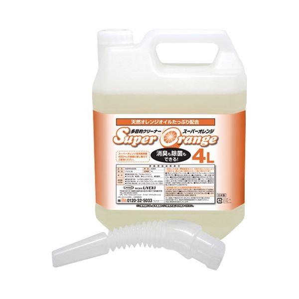 （まとめ） UYEKI スーパーオレンジ多目的クリーナー 詰替 4L〔×3セット〕 代引不可