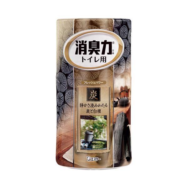 （まとめ） エステー トイレの消臭力 炭と白檀の香り 400mL 6個〔×5セット〕 代引不可