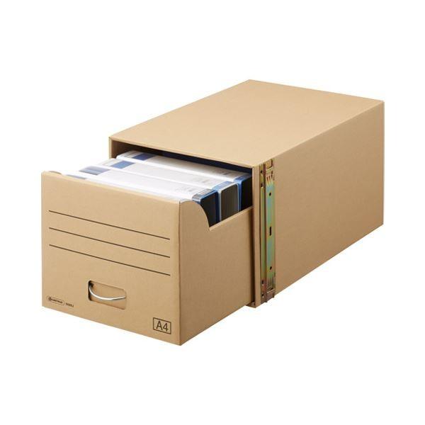 （まとめ） スマートバリュー 書類保存キャビネット A4判用*1個 D089J〔×5セット〕 代引不可