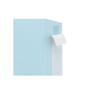 TANOSEE 窓付封筒 ワンタッチテープ付 長3 80g/m2 ブルー 業務用パック 1箱(1000枚) 代引不可の画像