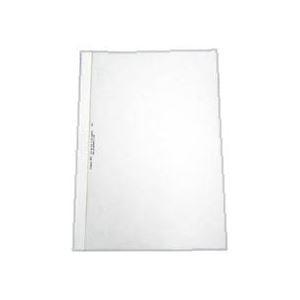 （まとめ）とじ太くん専用カバー 6mm幅 A4縦 クリア（ホワイト） 10枚入×5パック 代引不可