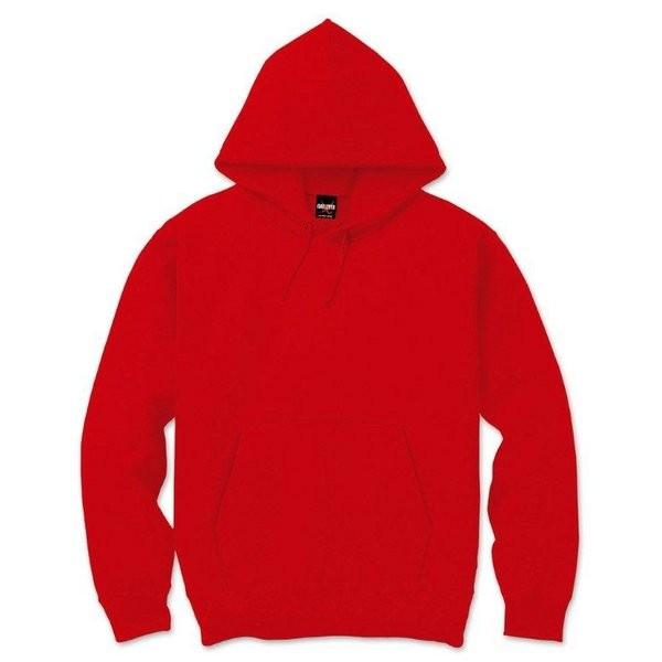 12.5ozヘビーウェイト裏起毛プルパーカー 2220 レッド Sサイズ 代引不可
