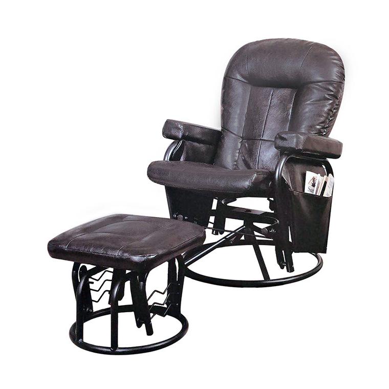 【日本未発売】ロッキングチェア ソファ・チェア オッドマン付き 北欧風 日本未発売】ロッキングチェア ソファ・チェア オッドマン付き