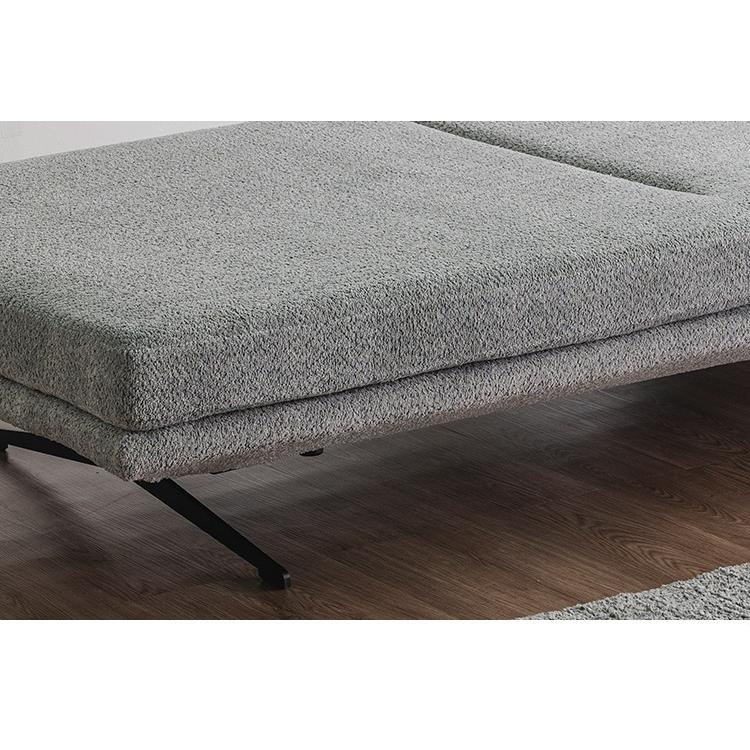 アイランドソファ 2人掛けソファ ソファ単品 幅160cm モコモコ ゆったり ダークグレー ベージュ 座り心地 くつろぎ ふかふか 木脚 おしゃれ 代引不可_10