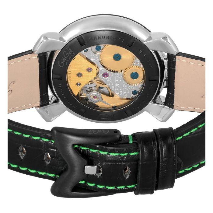 GaGaMILAN ガガミラノ 5013.02S-BLK ブランド 時計 腕時計 メンズ 誕生日 プレゼント ギフト カップル 代引不可の画像