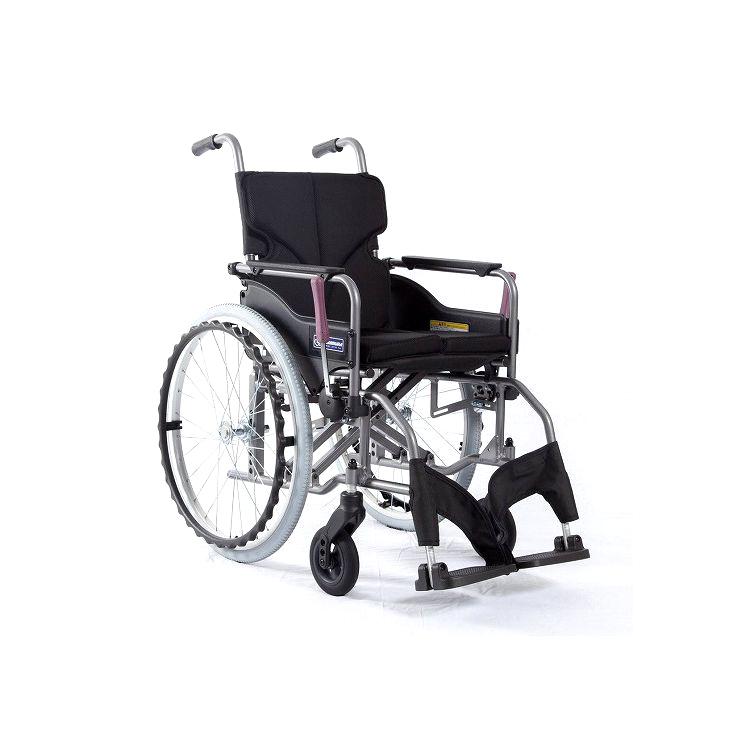 カワムラサイクル モダンAstyle 背固定自走用 KMD-A22-40S-SH No.68黒メッシュ ポリエステル 座幅40-前座47cm 車いす 車椅子 車イス キャリー 車 代引不可