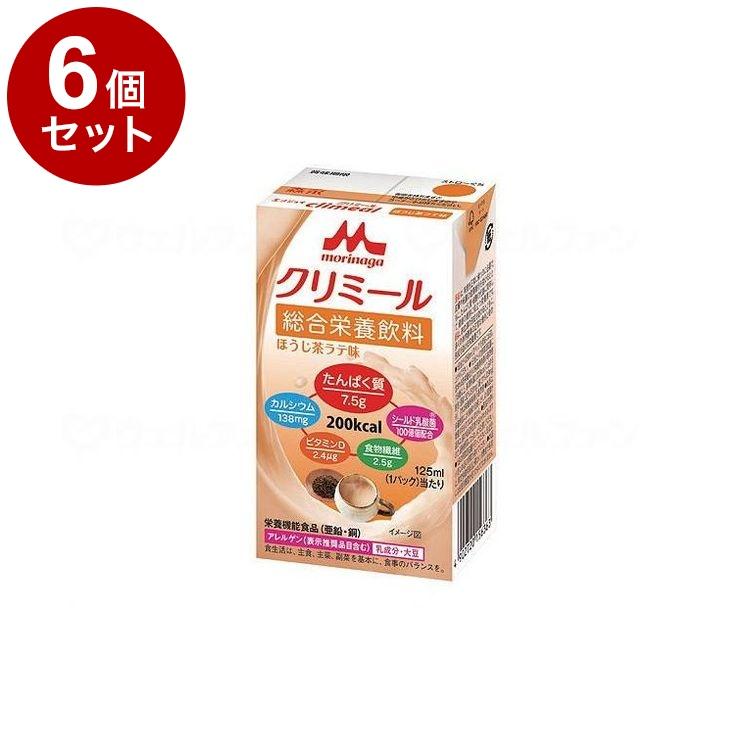 単品6個セット 森永乳業クリニコ エンジョイ クリミール/個/ほうじ茶