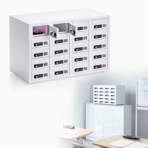 個別管理用スマートフォン保管庫 20台収納 CAI-CABSP68 【ワードローブ】 代引不可