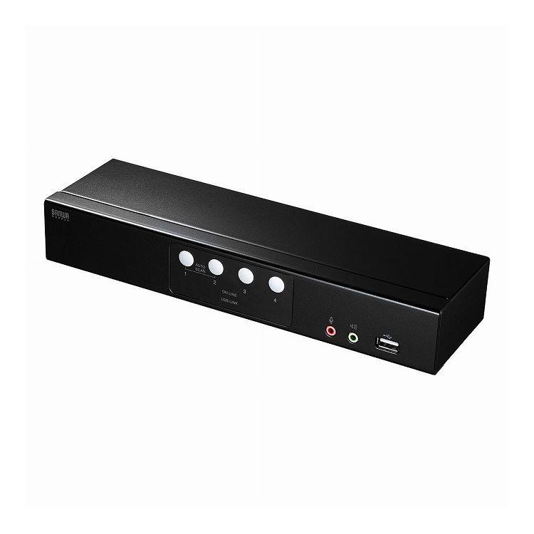 HDMI対応パソコン自動切替器 4:1 SW-KVM4HHC 代引不可