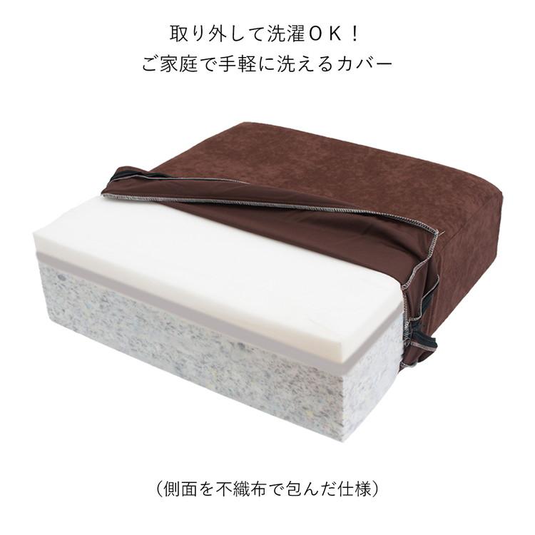 日本製 ふんわり 角 クッション 幅50cm 奥行き50cm おしゃれ シンプル 北欧 ウレタン ウレタンクッション 角型 四角型 国産 代引不可の画像