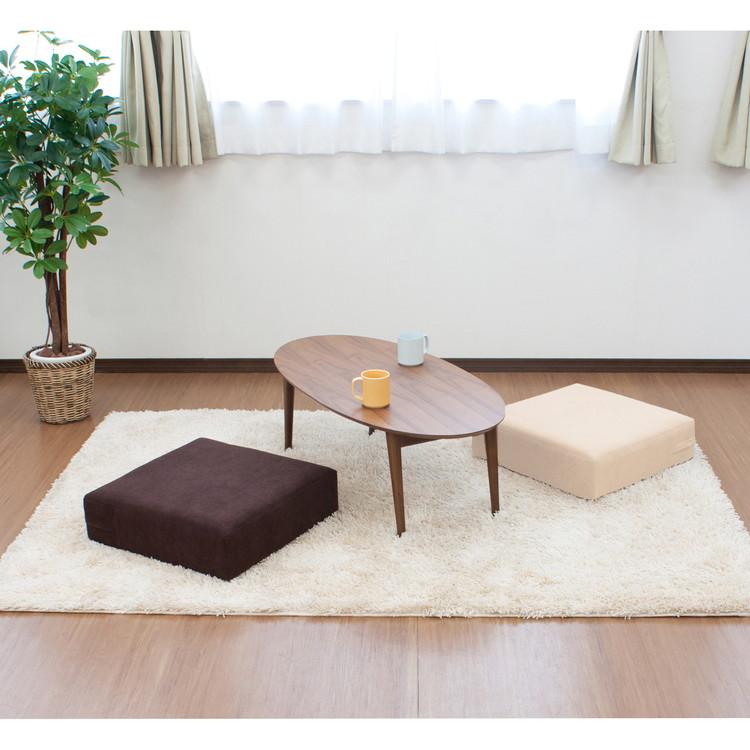 日本製 ふんわり 角 クッション 幅50cm 奥行き50cm おしゃれ シンプル 北欧 ウレタン ウレタンクッション 角型 四角型 国産 代引不可の画像