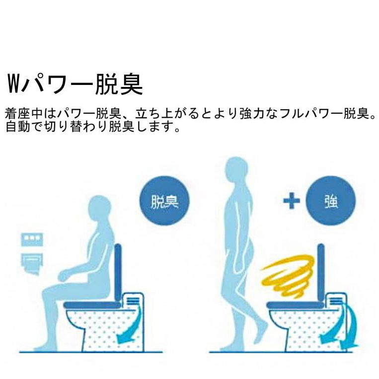 LIXIL RWシリーズ シャワートイレ 温水洗浄便座 フルオート便座 リモコン式 除菌 省エネ 脱臭機能付 連続出湯式 取付工事なし CW-RWA3A/BW1の画像