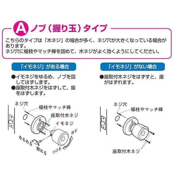 川口技研 ハイス 空錠 鍵なし室内用ドアノブ 0004-00021｜rcmdhl｜03