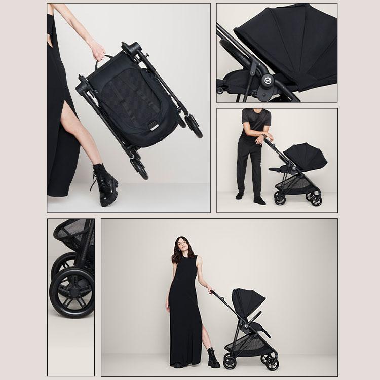 メーカー2年保証 正規販売店 サイベックス ベビーカー melio Carbon 2024年モデル 軽量 Cybex メリオカーボン 赤ちゃん ベビー おしゃれ 北欧 A型 代引不可 | ブランド登録なし | 04
