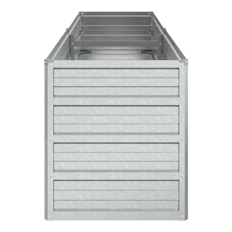 vidaXL ガーデンレイズドベッド 160x40x45 cm 亜鉛メッキ鋼製 シルバー ホーム\u0026ガーデン 芝\u0026ガーデン ガーデニング 鉢植え・プランター 代引不可_3