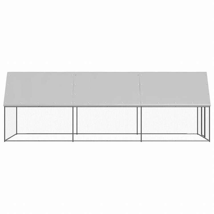 vidaXL 屋外鶏小屋 2x6x2m 亜鉛メッキ鋼製動物 ペット用品 ペット用品 小動物用品 小動物 飼育・ケージ 代引不可