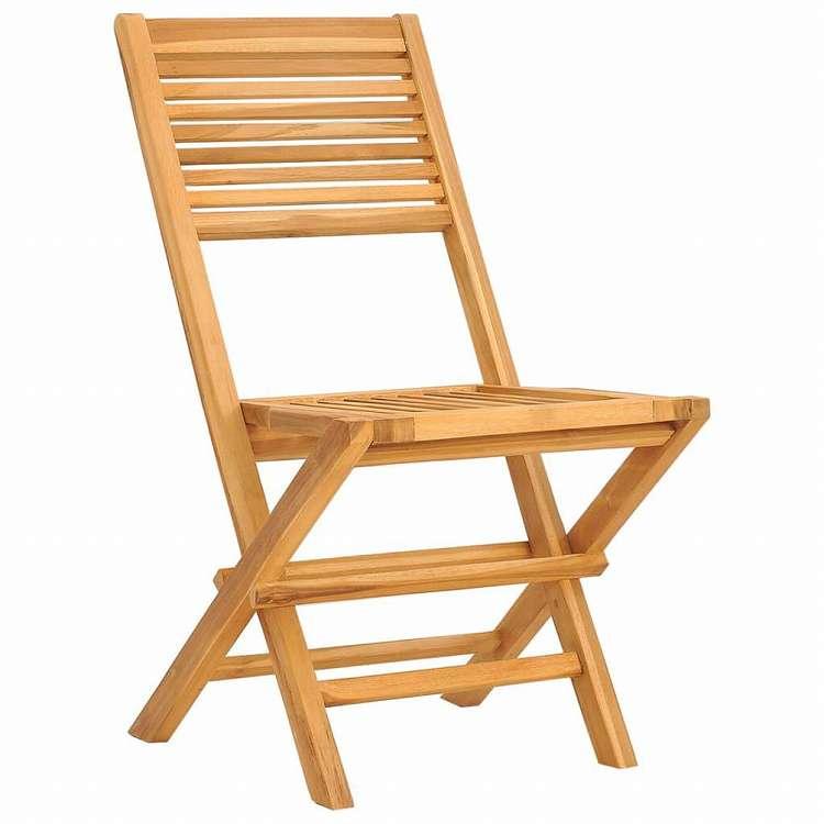 vidaXL 折りたたみガーデンチェア 6点 47x62x90 cm チーク無垢材家具 アウトドア家具 屋外椅子 アウトドアベンチチェア 代引不可_2