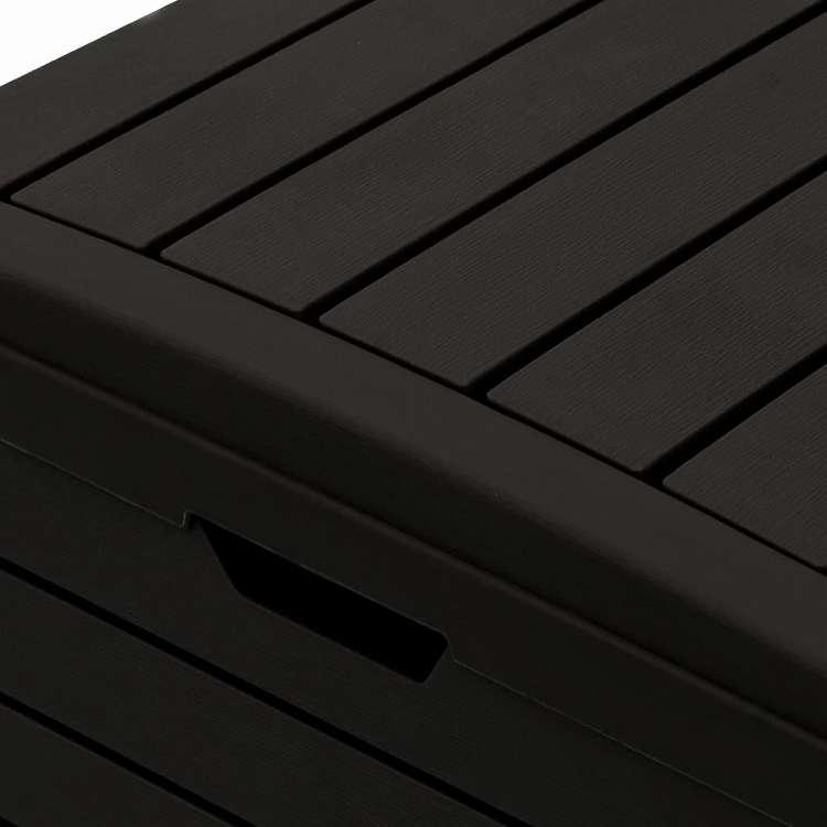 vidaXL 屋外用ゴミ箱 ブラック 41x41x86 cm ポリプロピレン ホーム ガーデン 家事用品 ごみ入れ ごみ箱 代引不可_8