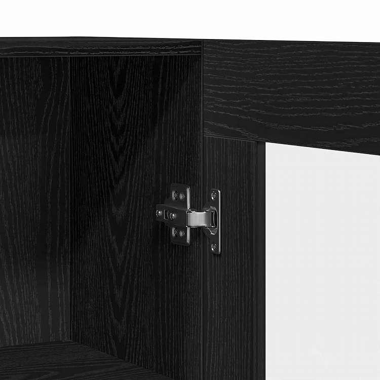 vidaXL 本棚 ブラックオーク 82.5 x 30.5 x 185 cm エンジニアリングウッド 家具 棚 本棚・オープンラック 代引不可の画像